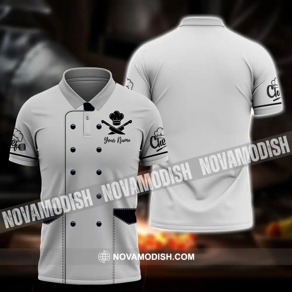 Unisex Shirt - Custom Chef Name T-Shirt Kitchen Shirt Polo Shirt / S T-shirt