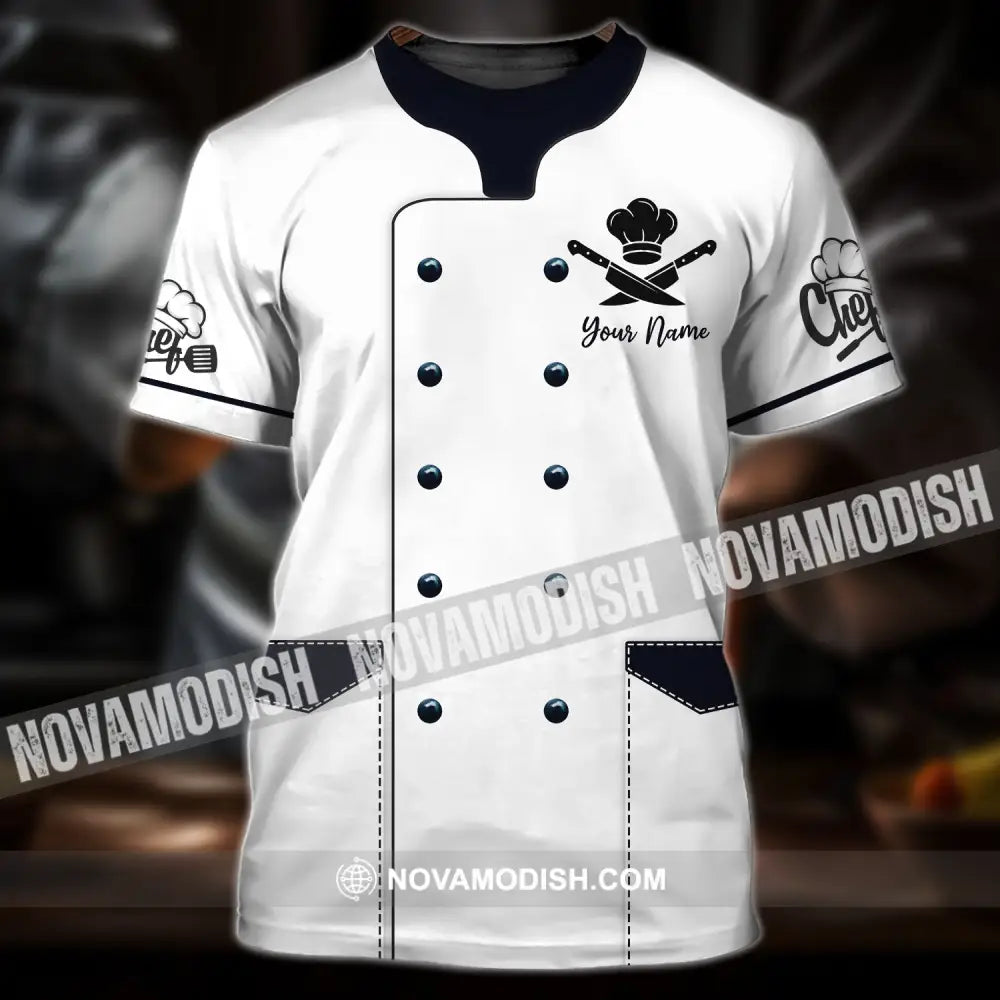Unisex Shirt - Custom Chef Name T-Shirt Kitchen Shirt T-Shirt / S T-shirt