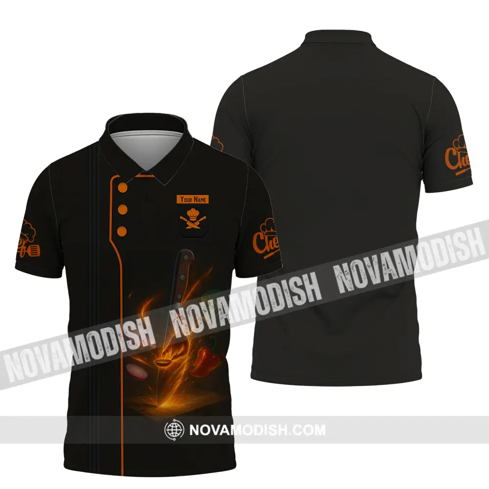 Unisex Shirt - Custom Chef Shirt Polo Shirt / S T-shirt