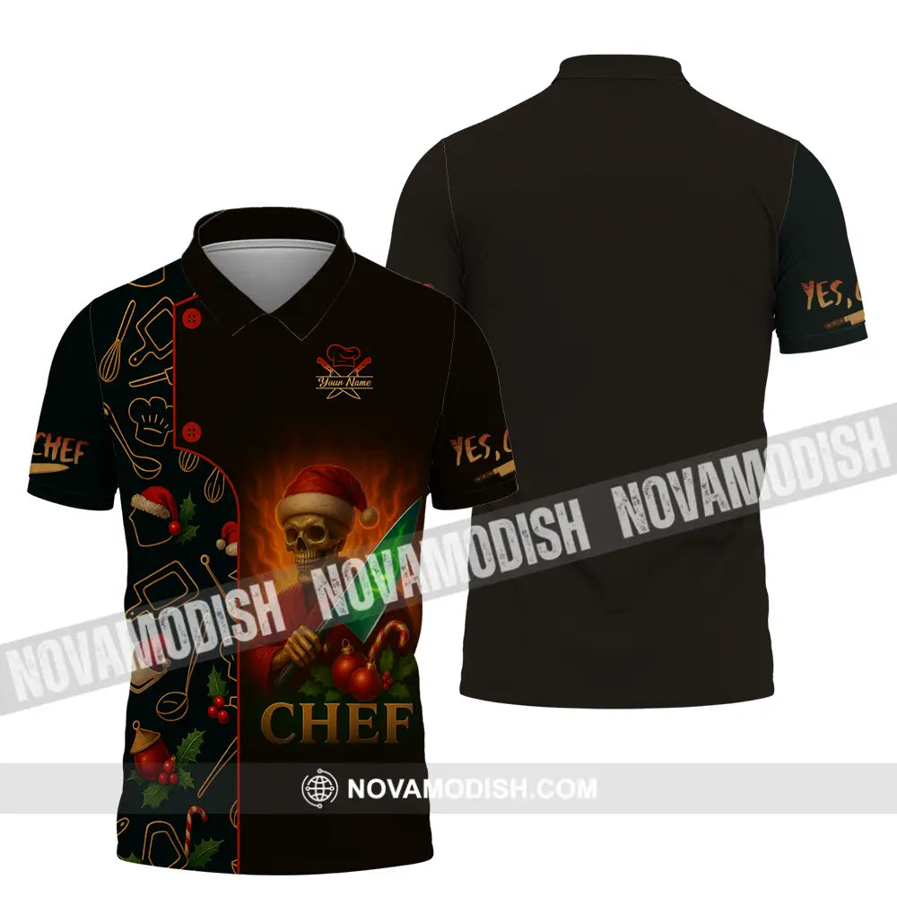 Unisex Shirt - Custom Chef Shirt Polo Shirt / S T-shirt