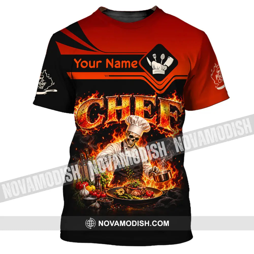 Unisex Shirt - Custom Chef Shirt - T-Shirt / S - T-shirt