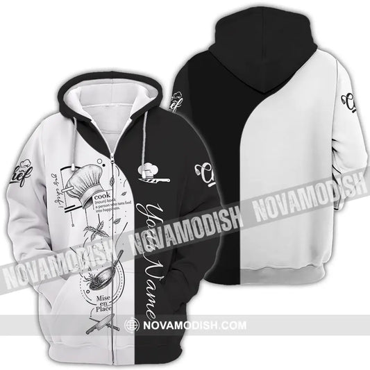 Unisex Shirt - Custom Chef Shirt - Zipper Hoodie / S - T-shirt