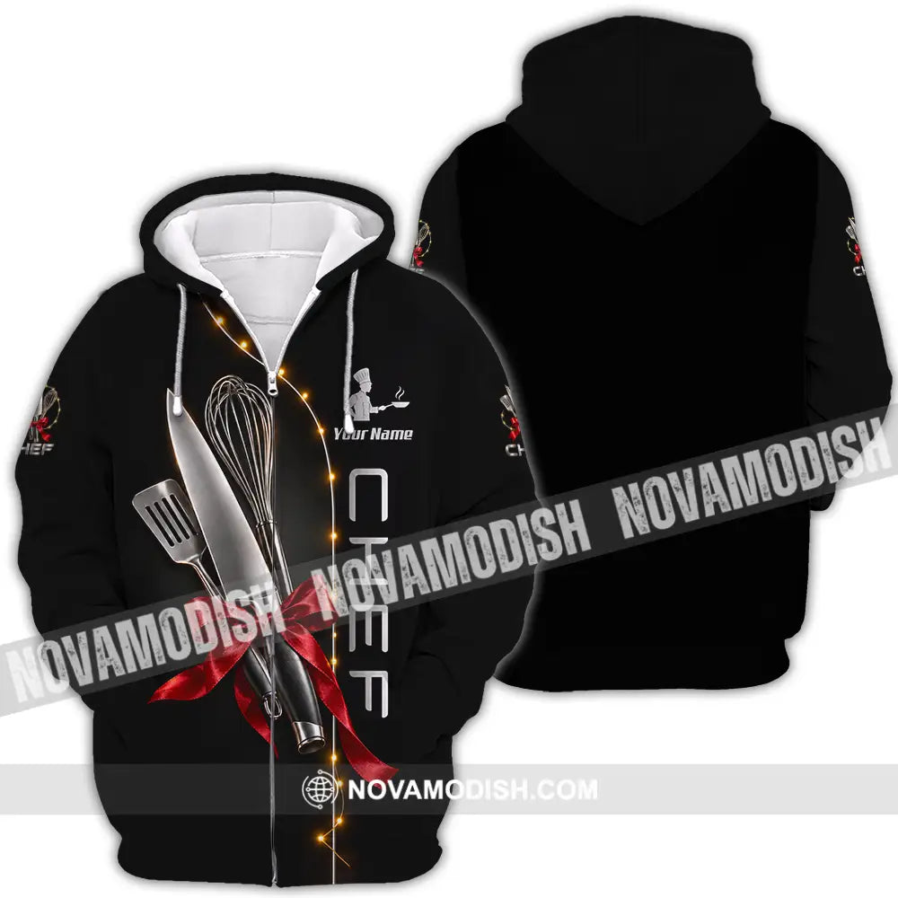 Unisex Shirt - Custom Chef Shirt - Zipper Hoodie / S - T-shirt