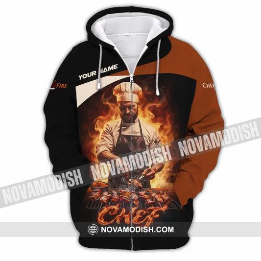 Unisex Shirt - Custom Chef Shirt - Zipper Hoodie / S - T-shirt