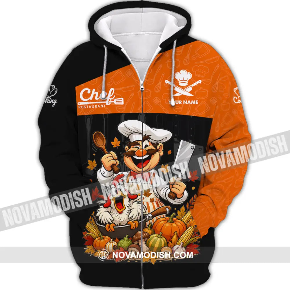 Unisex Shirt - Custom Chef Shirt - Zipper Hoodie / S - T-shirt