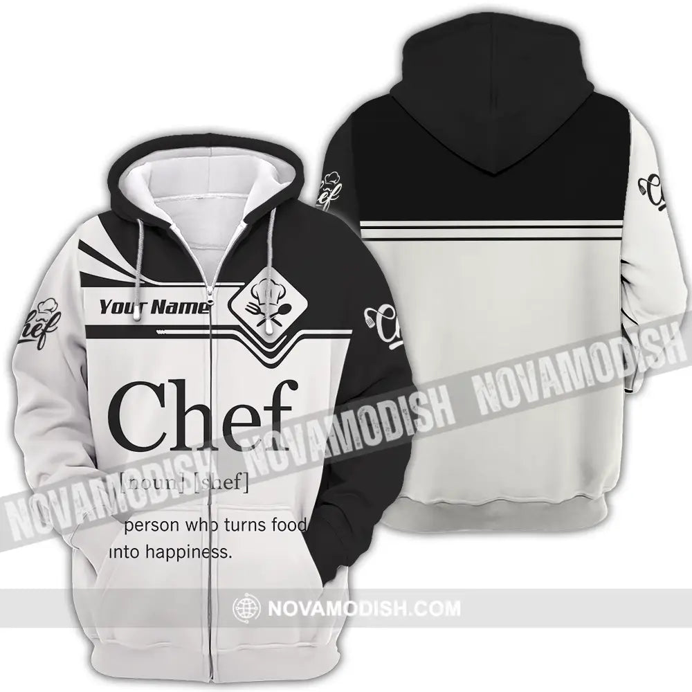 Unisex Shirt - Custom Chef Shirt - Zipper Hoodie / S - T-shirt