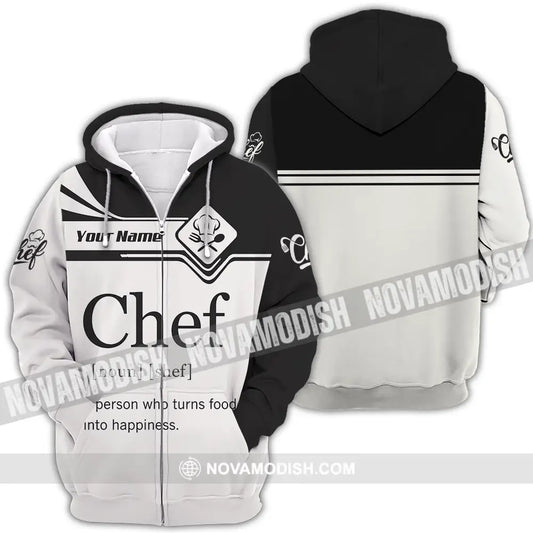 Unisex Shirt - Custom Chef Shirt - Zipper Hoodie / S - T-shirt