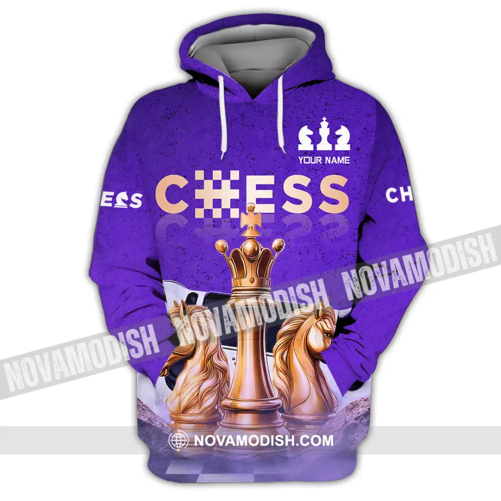 Unisex Shirt - Custom Chess 3D Shirt - Hoodie / S - T-shirt