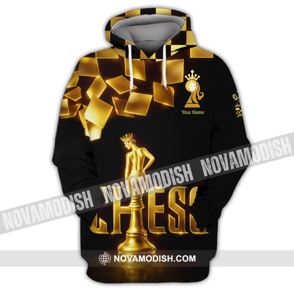 Unisex Shirt - Custom Chess 3D Shirt - Hoodie / S - T-shirt