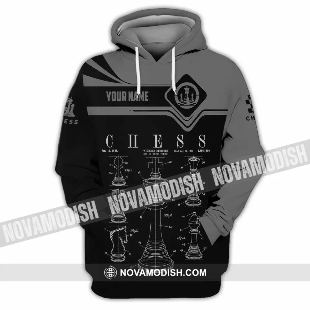 Unisex Shirt - Custom Chess 3D Shirt Hoodie / S T-shirt