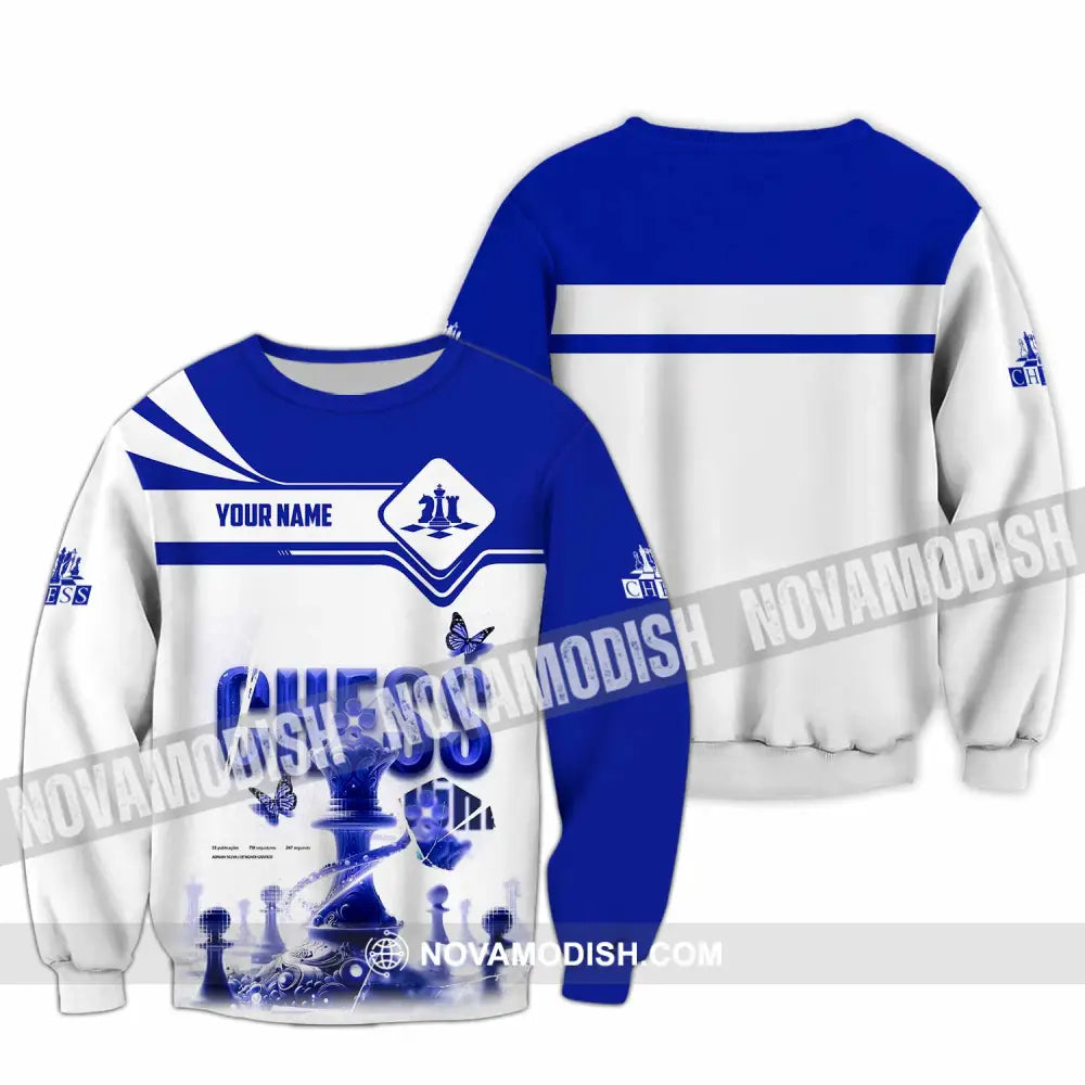 Unisex Shirt - Custom Chess 3D Shirt Long Sleeve / S T-shirt