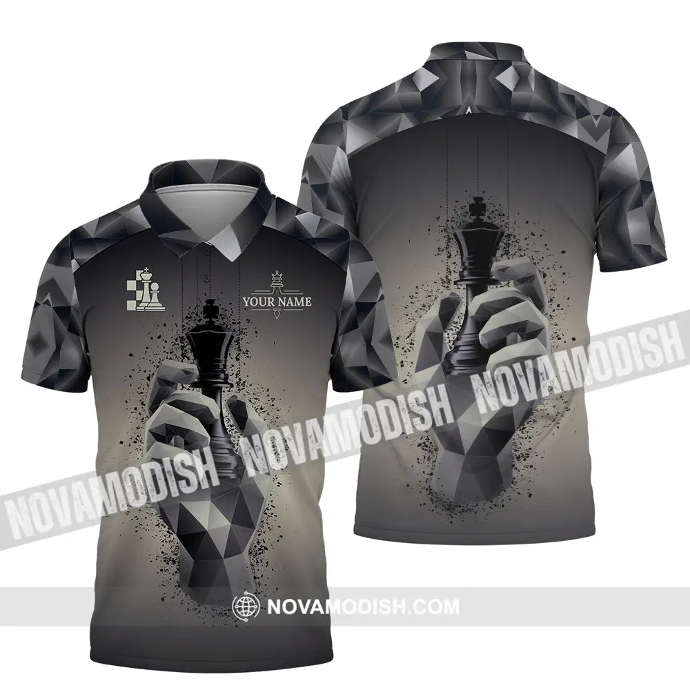 Unisex Shirt - Custom Chess 3D Shirt Polo Shirt / S T-shirt