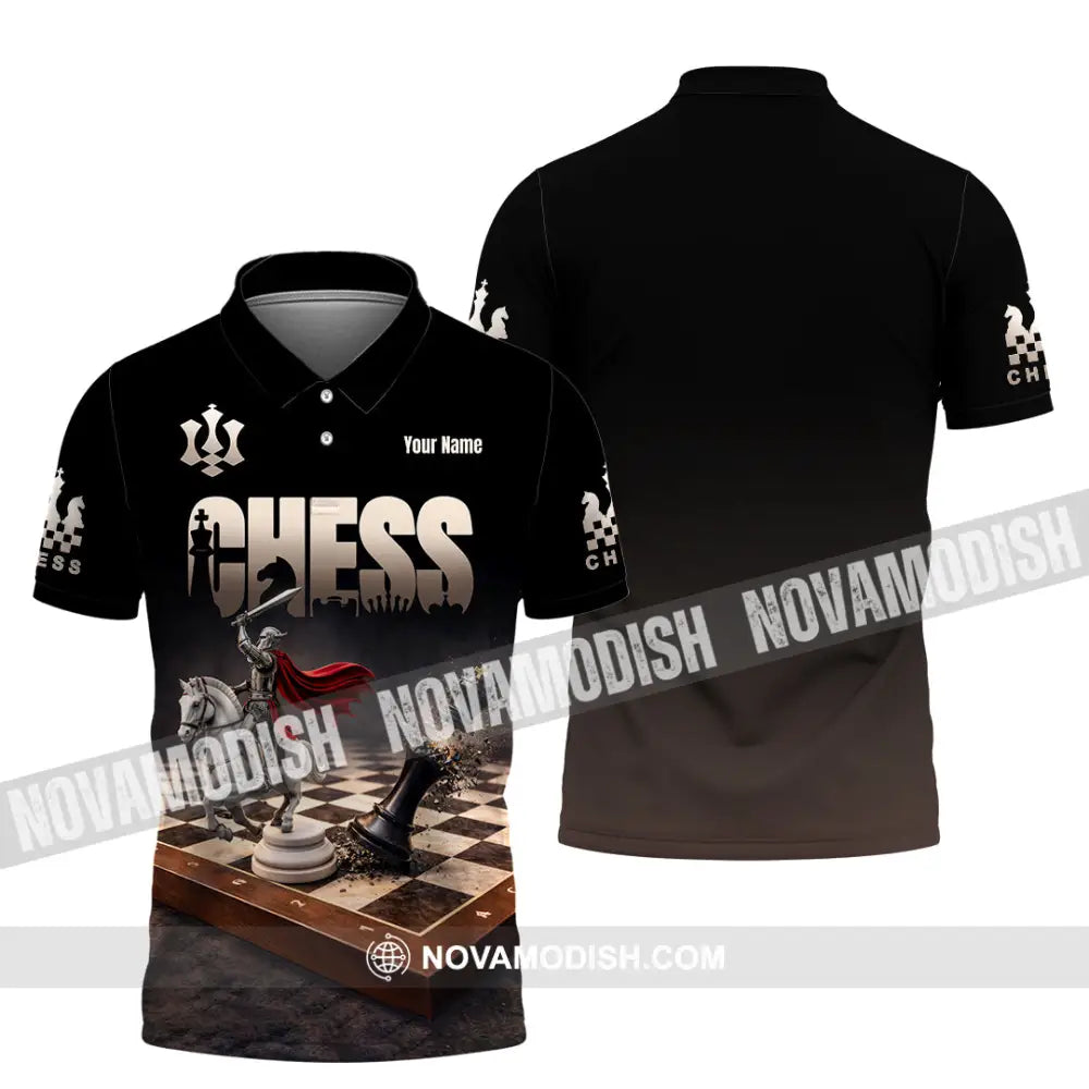 Unisex Shirt - Custom Chess 3D Shirt Polo Shirt / S T-shirt