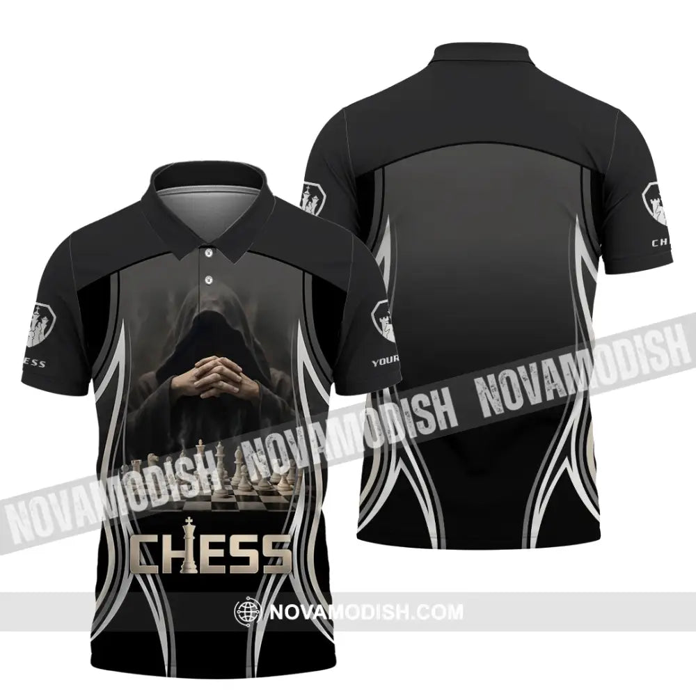 Unisex Shirt - Custom Chess 3D Shirt - Polo Shirt / S - T-shirt