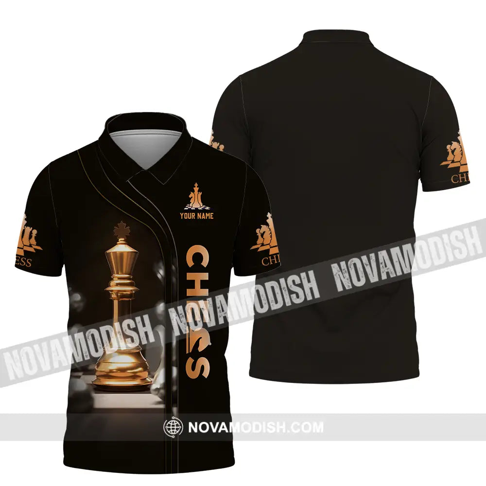 Unisex Shirt - Custom Chess 3D Shirt Polo Shirt / S T-shirt