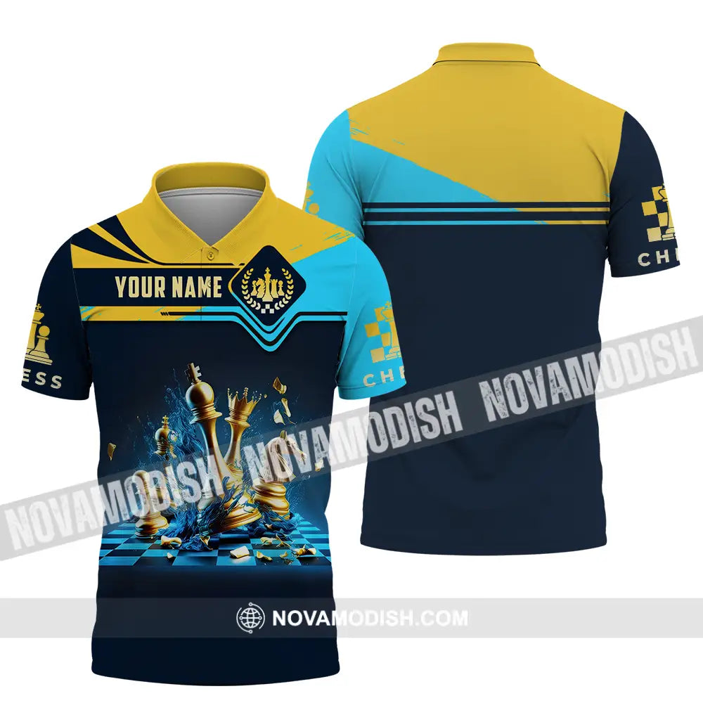 Unisex Shirt - Custom Chess 3D Shirt Polo Shirt / S T-shirt