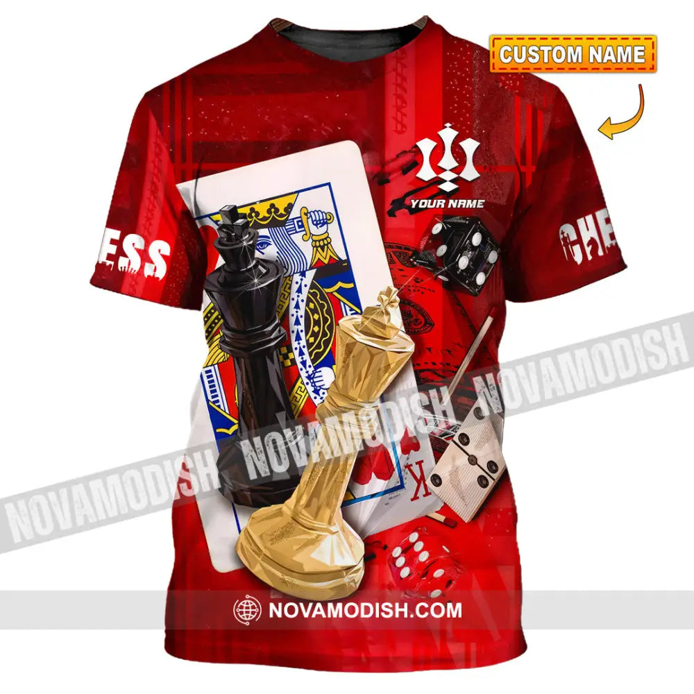 Unisex Shirt - Custom Chess 3D Shirt T-shirt
