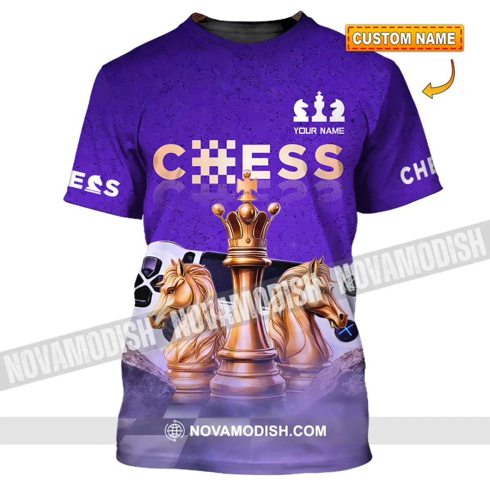 Unisex Shirt - Custom Chess 3D Shirt - T-shirt