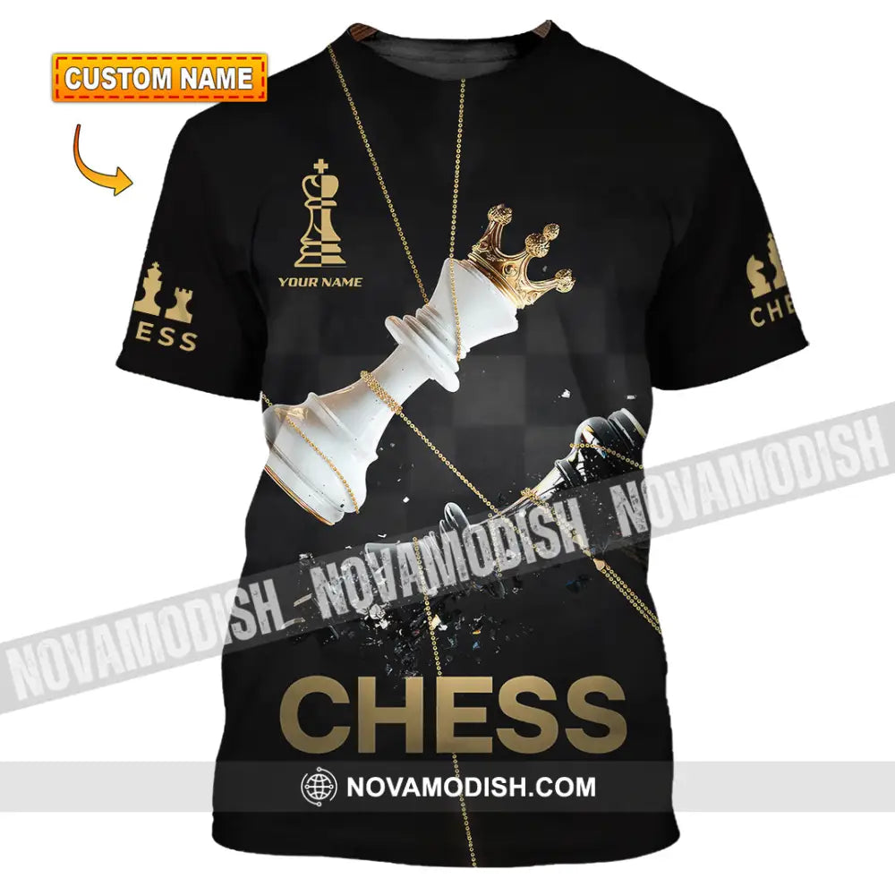 Unisex Shirt - Custom Chess 3D Shirt - T-shirt