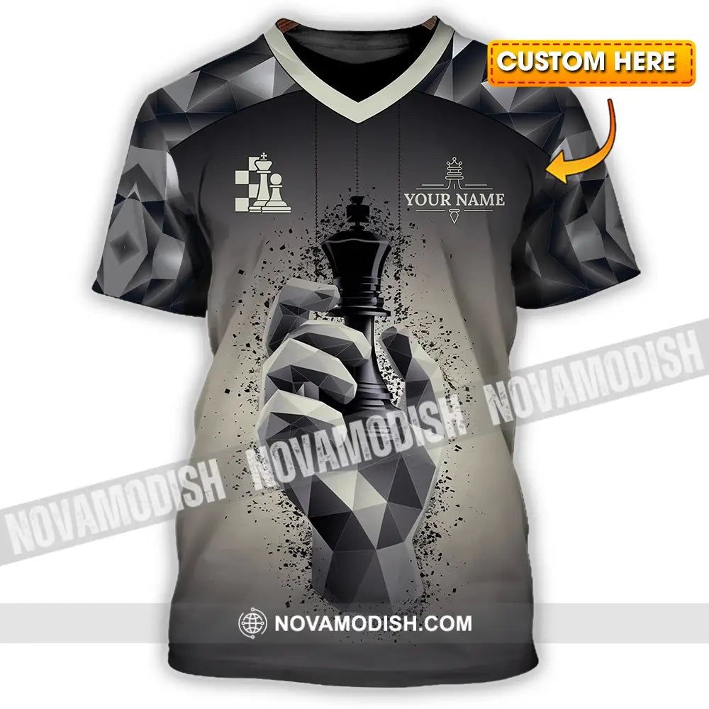 Unisex Shirt - Custom Chess 3D Shirt T-Shirt / S T-shirt