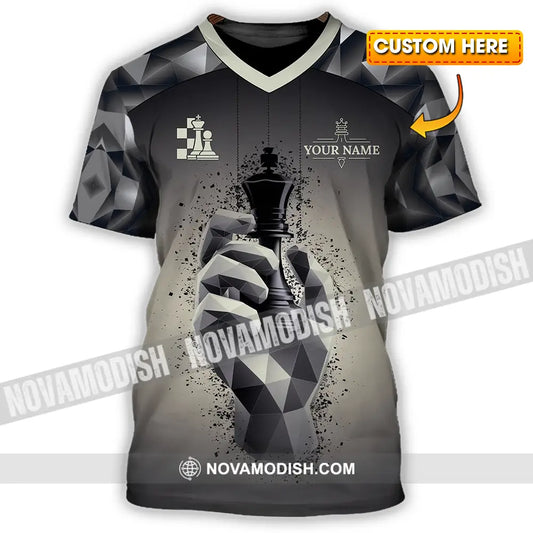 Unisex Shirt - Custom Chess 3D Shirt T-Shirt / S T-shirt