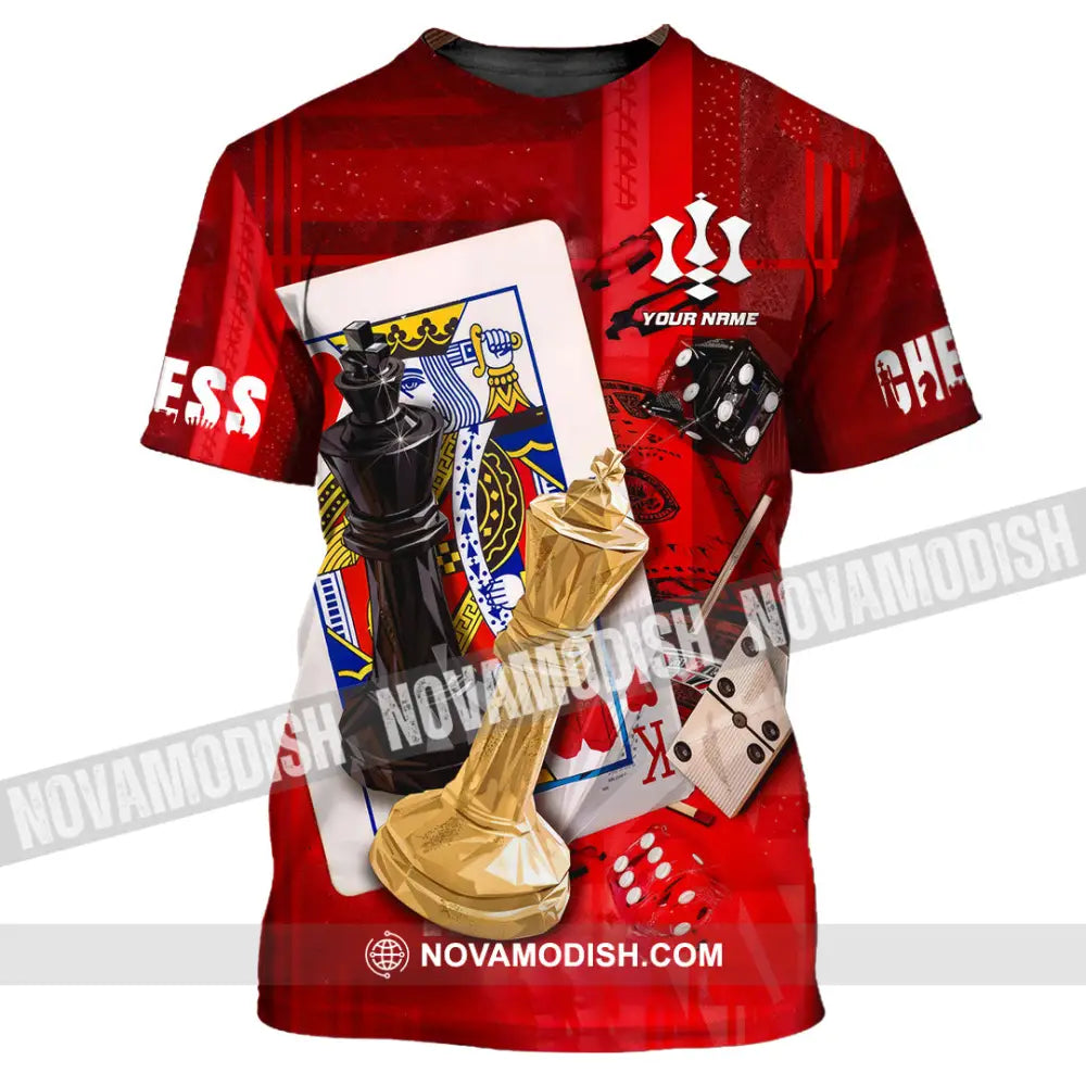 Unisex Shirt - Custom Chess 3D Shirt T-Shirt / S T-shirt