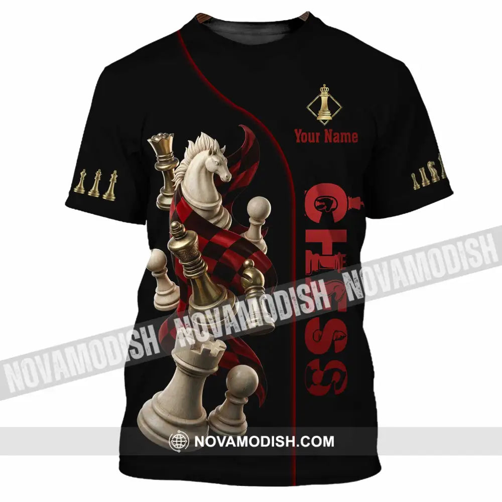 Unisex Shirt - Custom Chess 3D Shirt T-Shirt / S T-shirt