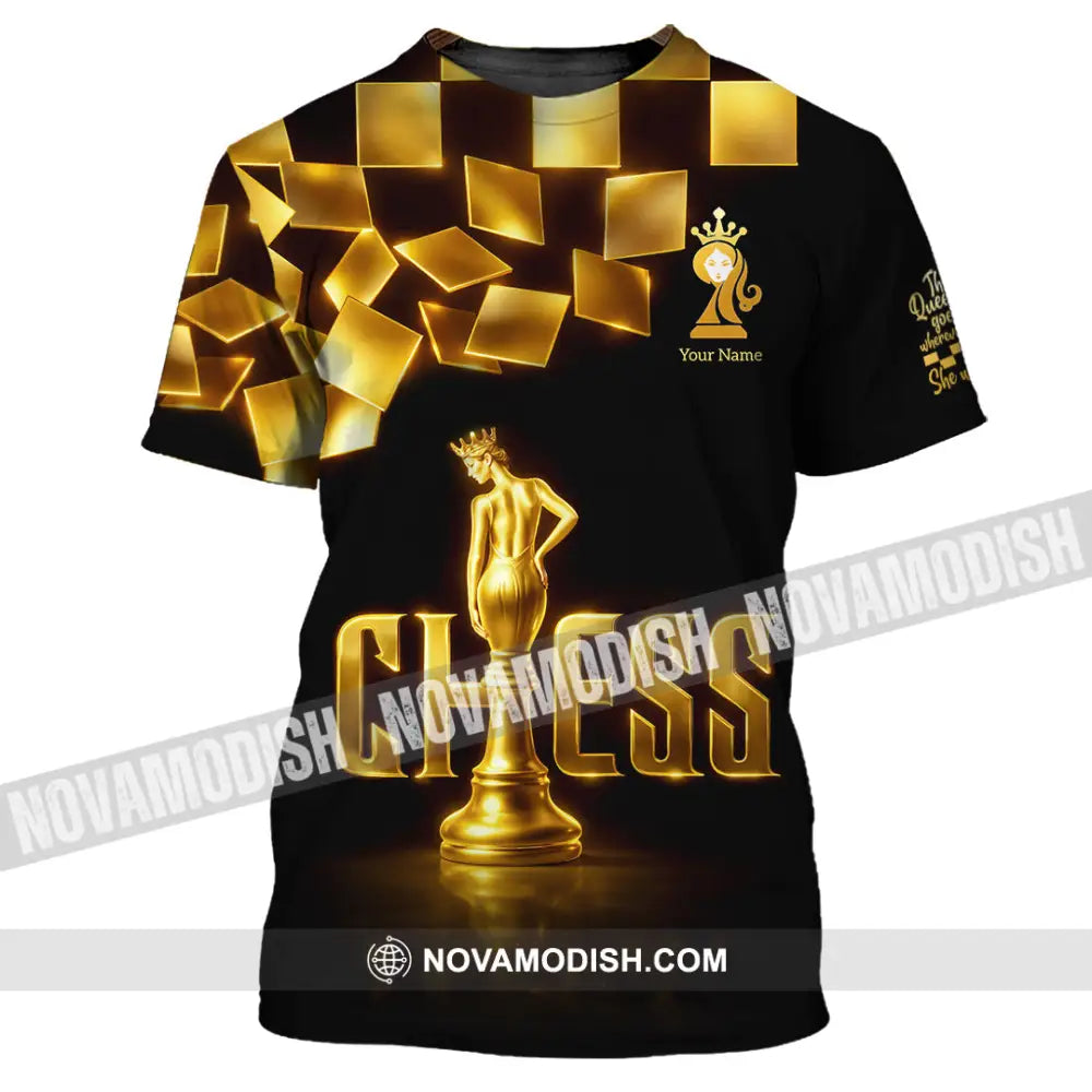 Unisex Shirt - Custom Chess 3D Shirt - T-Shirt / S - T-shirt