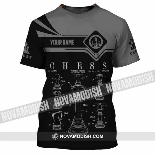Unisex Shirt - Custom Chess 3D Shirt T-Shirt / S T-shirt