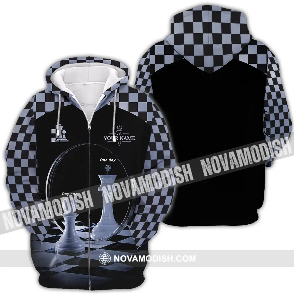 Unisex Shirt - Custom Chess 3D Shirt Zipper Hoodie / S T-shirt
