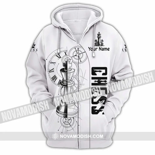 Unisex Shirt - Custom Chess 3D Shirt Zipper Hoodie / S T-shirt