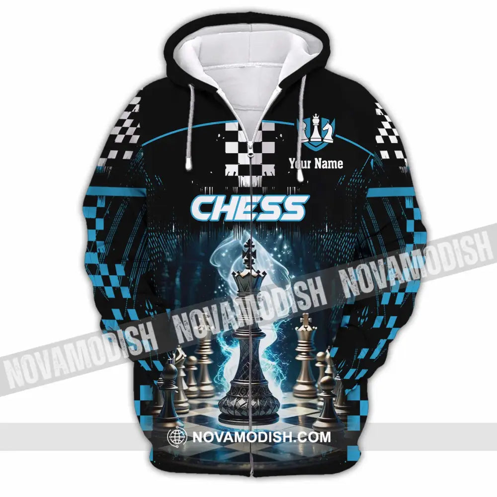 Unisex Shirt - Custom Chess 3D Shirt Zipper Hoodie / S T-shirt