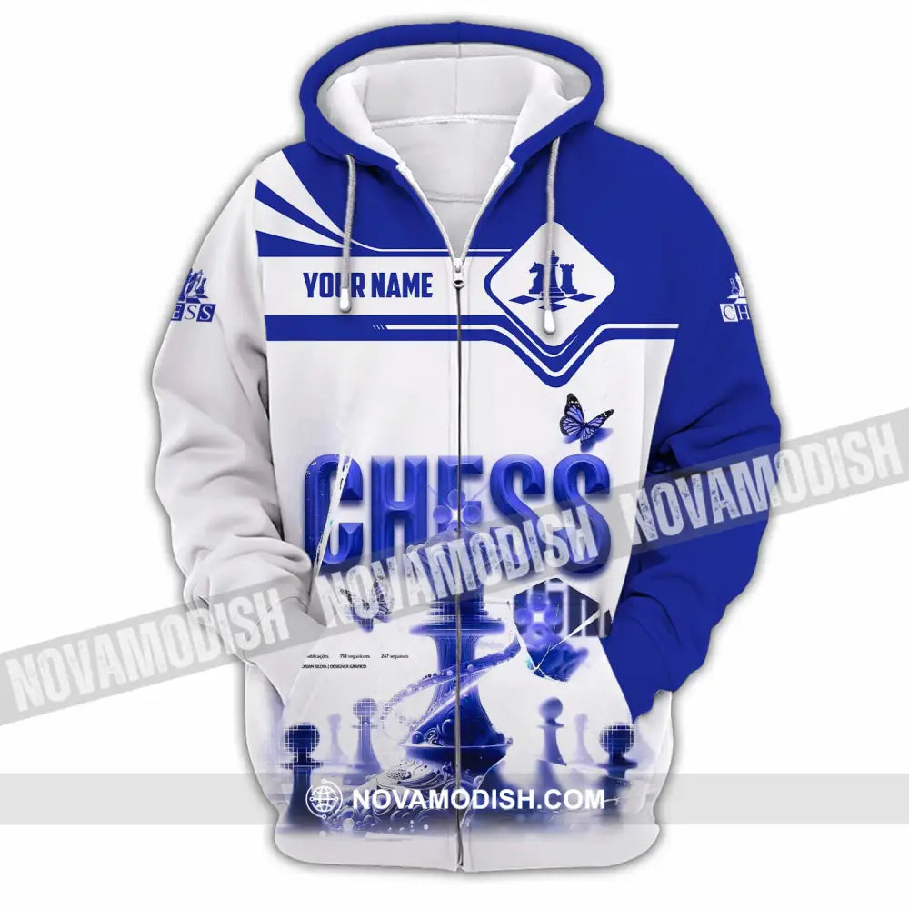 Unisex Shirt - Custom Chess 3D Shirt Zipper Hoodie / S T-shirt