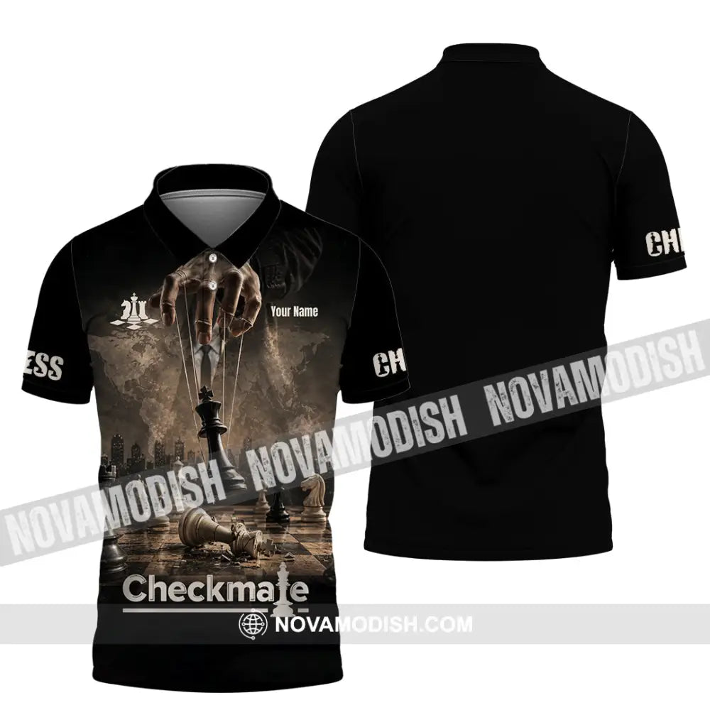 Unisex Shirt - Custom Chess Checkmate Shirt - Polo Shirt / S - T-shirt