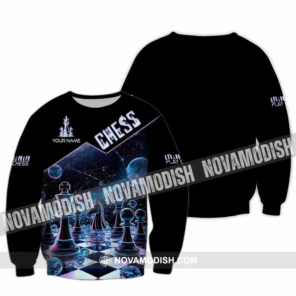 Unisex Shirt - Custom Chess Galaxy Sport Shirt Long Sleeve / S T-shirt