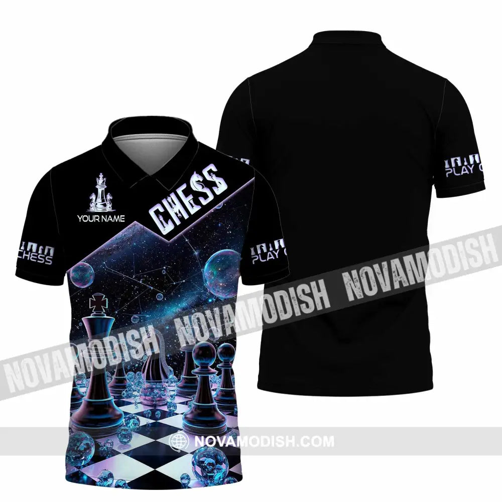 Unisex Shirt - Custom Chess Galaxy Sport Shirt Polo Shirt / S T-shirt