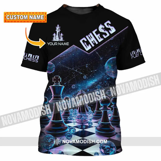 Unisex Shirt - Custom Chess Galaxy Sport Shirt T-shirt
