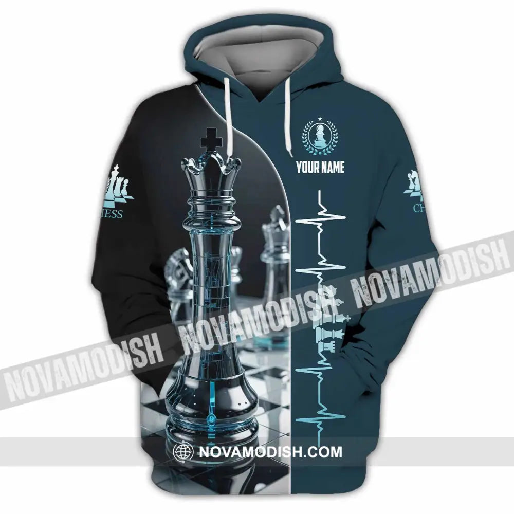 Unisex Shirt - Custom Chess Heartbeat Shirt Hoodie / S T-shirt