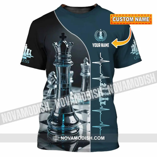 Unisex Shirt - Custom Chess Heartbeat Shirt T-shirt