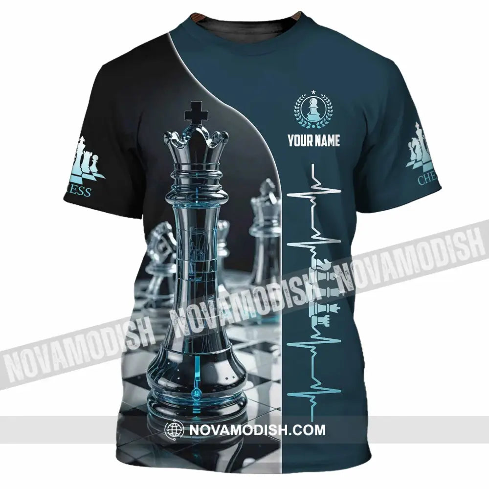 Unisex Shirt - Custom Chess Heartbeat Shirt T-Shirt / S T-shirt
