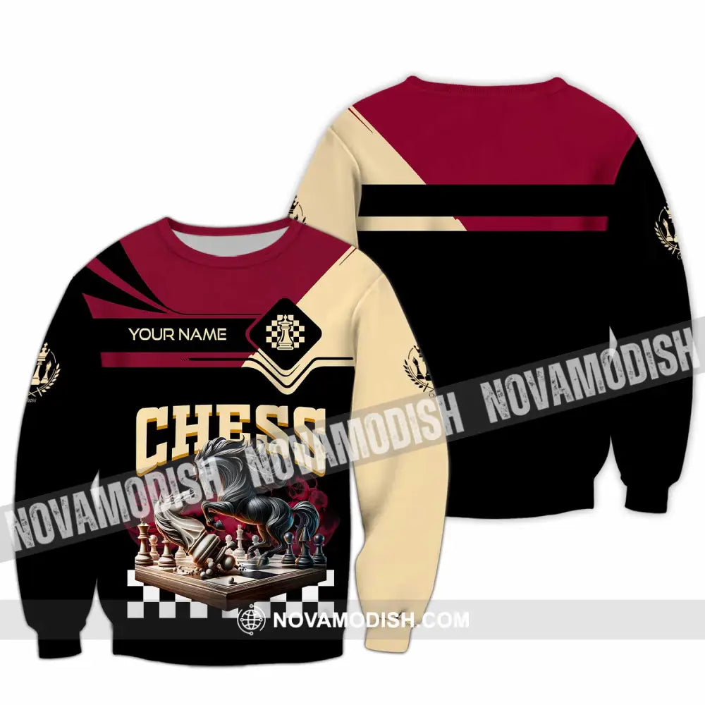 Unisex Shirt - Custom Chess Shirt Long Sleeve / S T-shirt