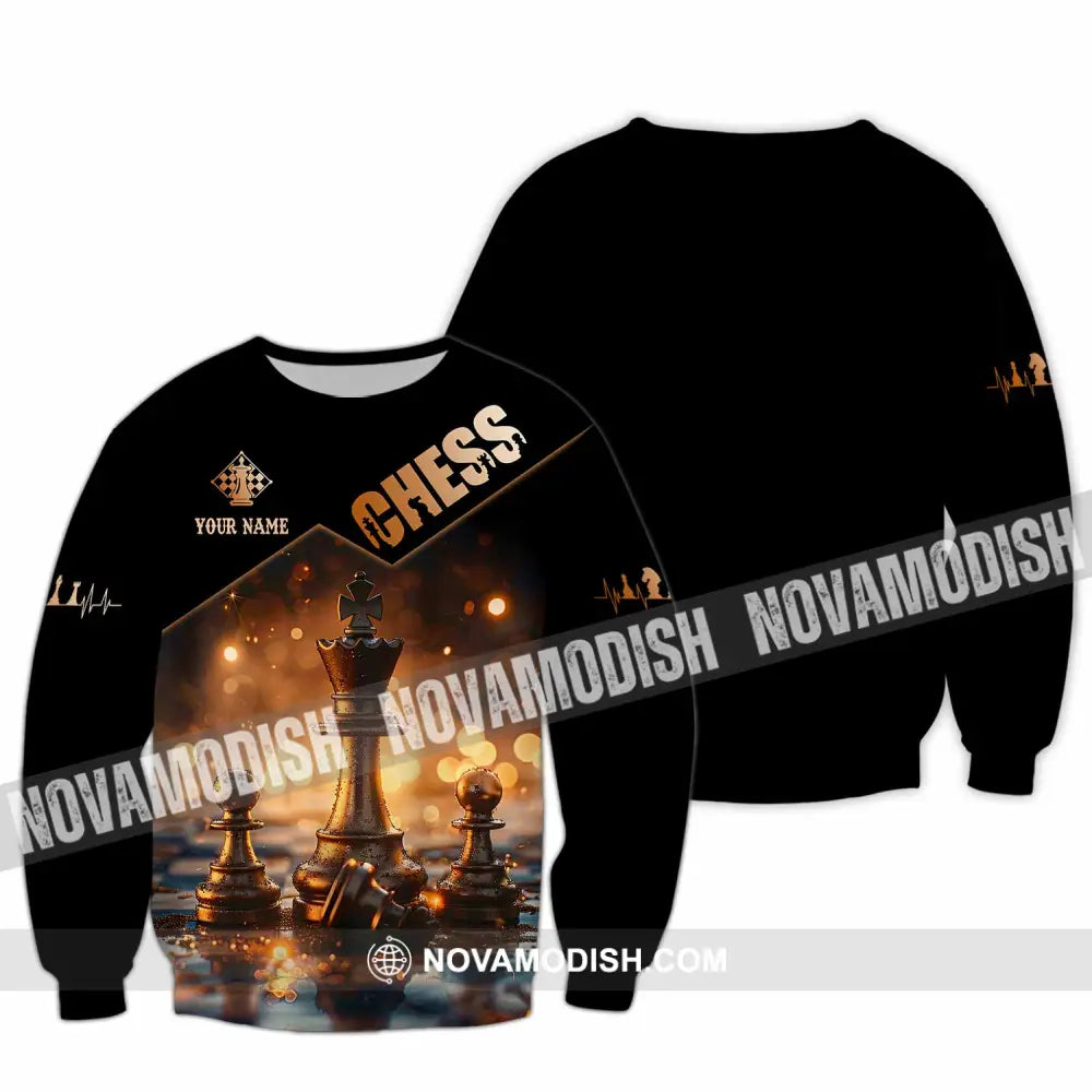 Unisex Shirt - Custom Chess Shirt Long Sleeve / S T-shirt