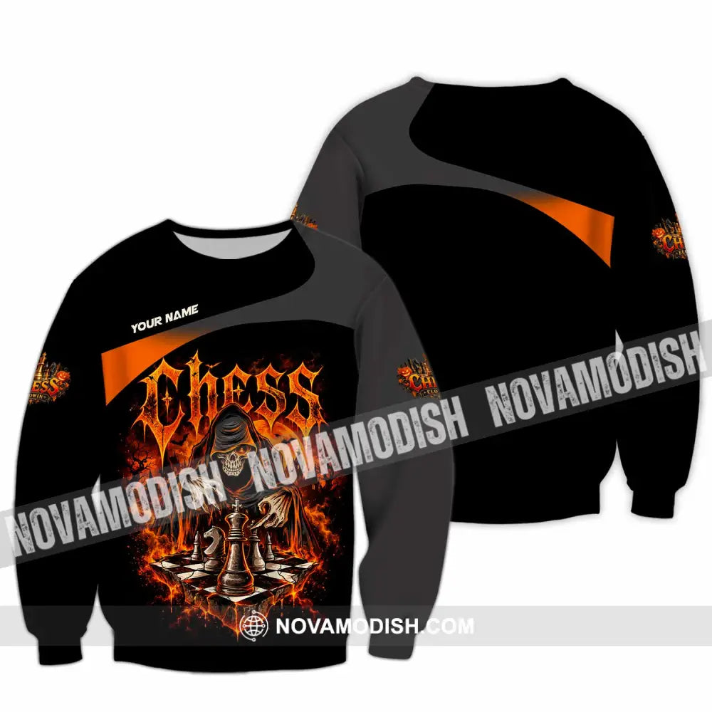 Unisex Shirt - Custom Chess Shirt - Long Sleeve / S - T-shirt
