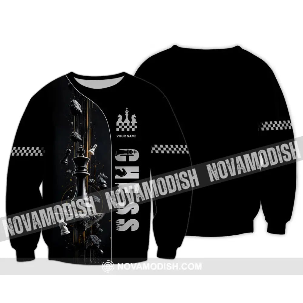 Unisex Shirt - Custom Chess Shirt - Long Sleeve / S - T-shirt