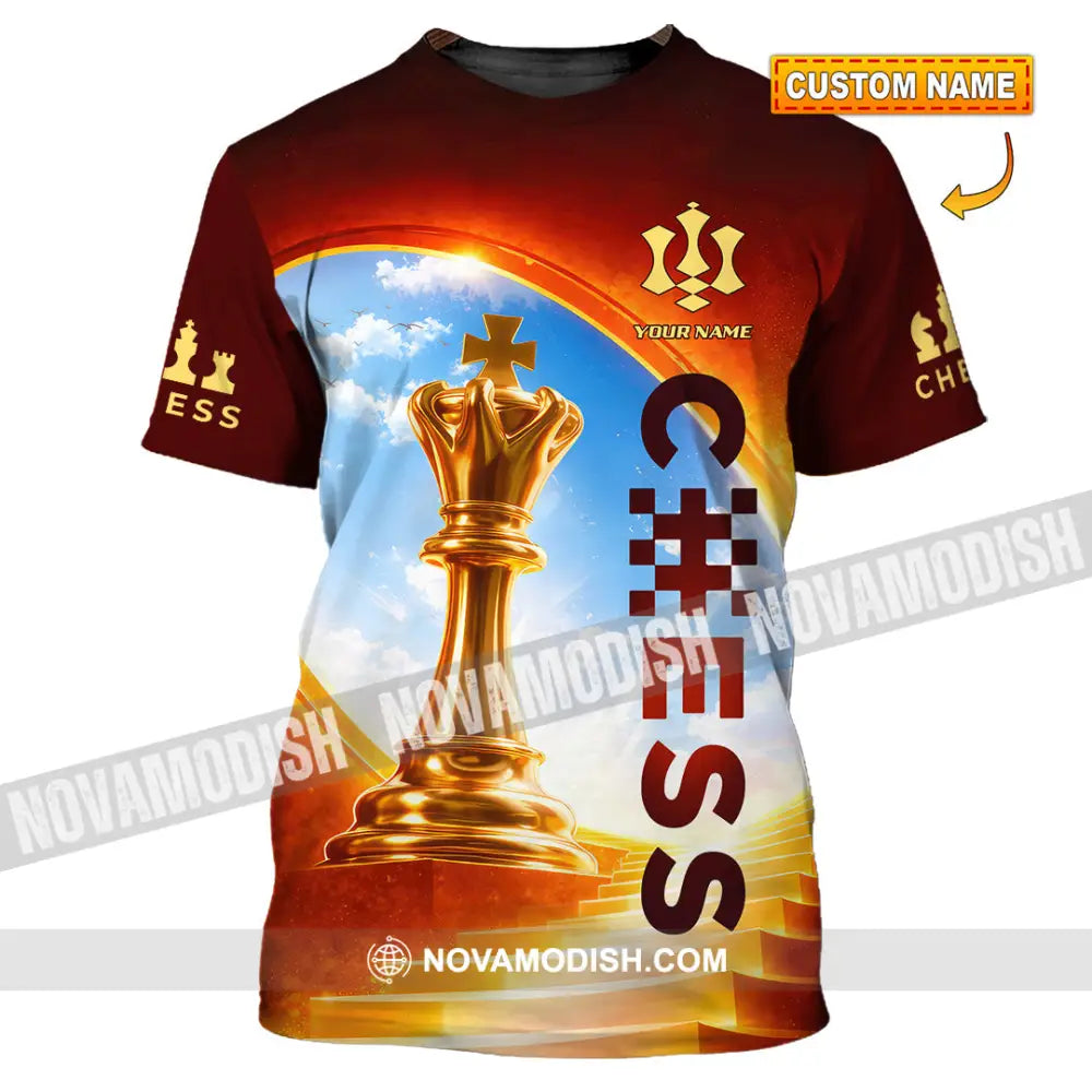 Unisex Shirt - Custom Chess Lover 3D Shirt T-shirt