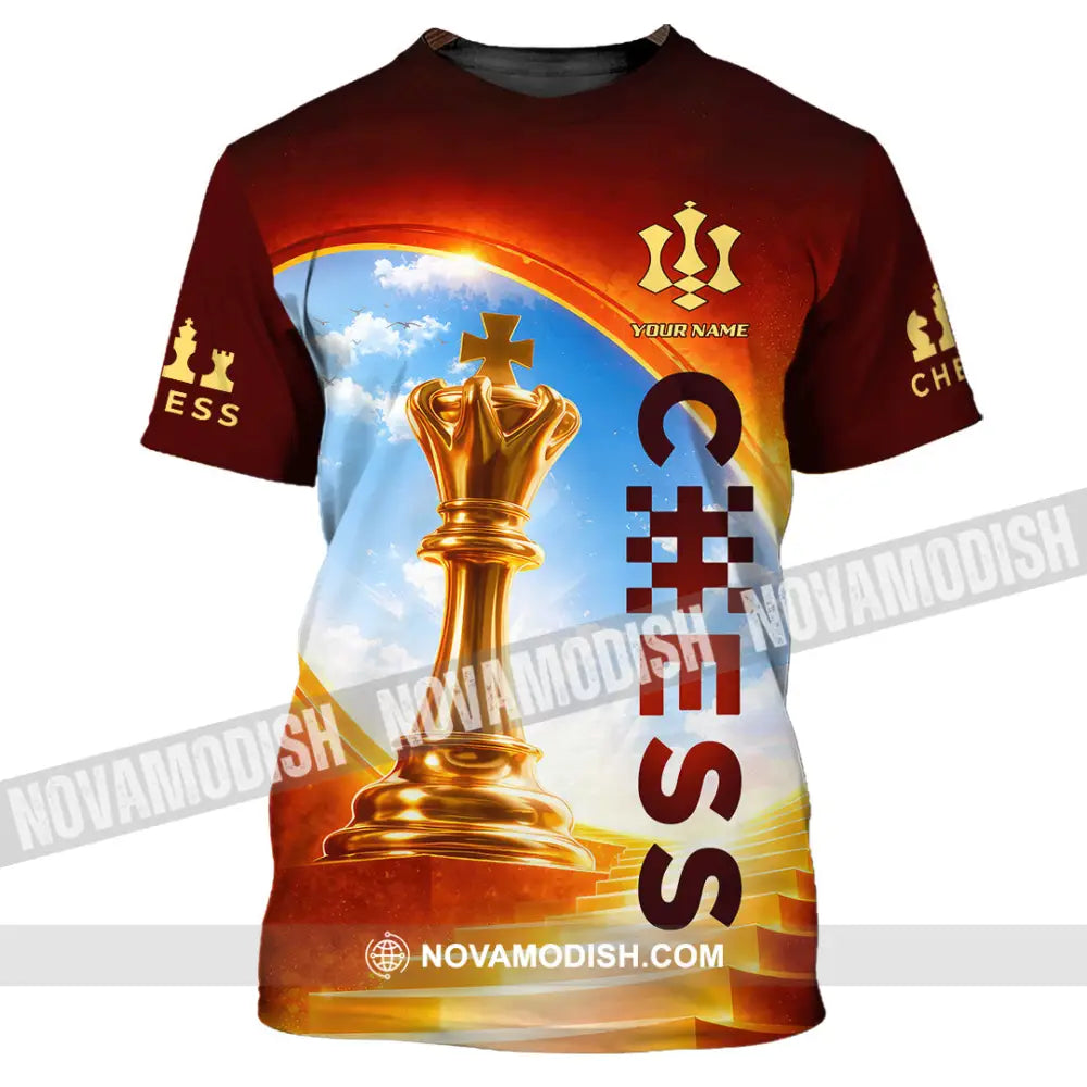 Unisex Shirt - Custom Chess Lover 3D Shirt T-Shirt / S T-shirt