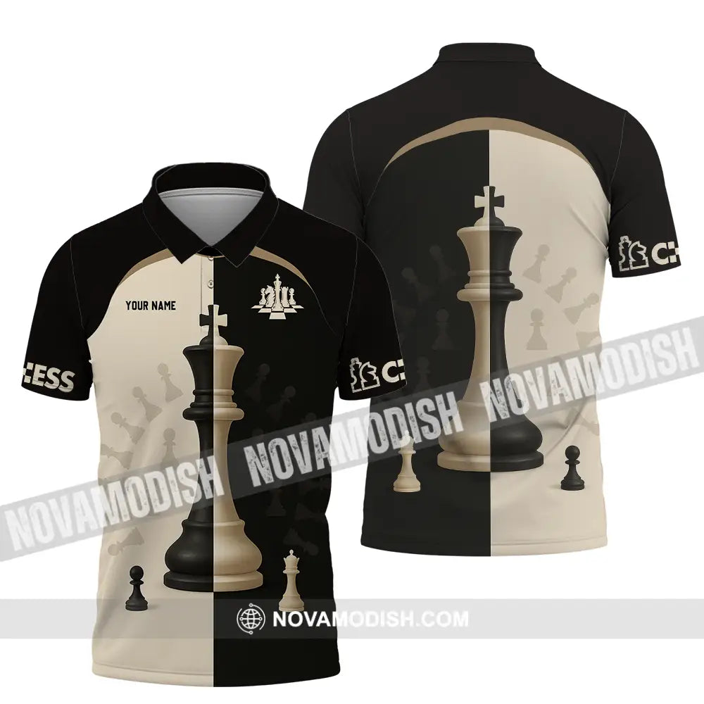 Unisex Shirt - Custom Chess Lover Shirt International Chess Day Polo Shirt / S T-shirt