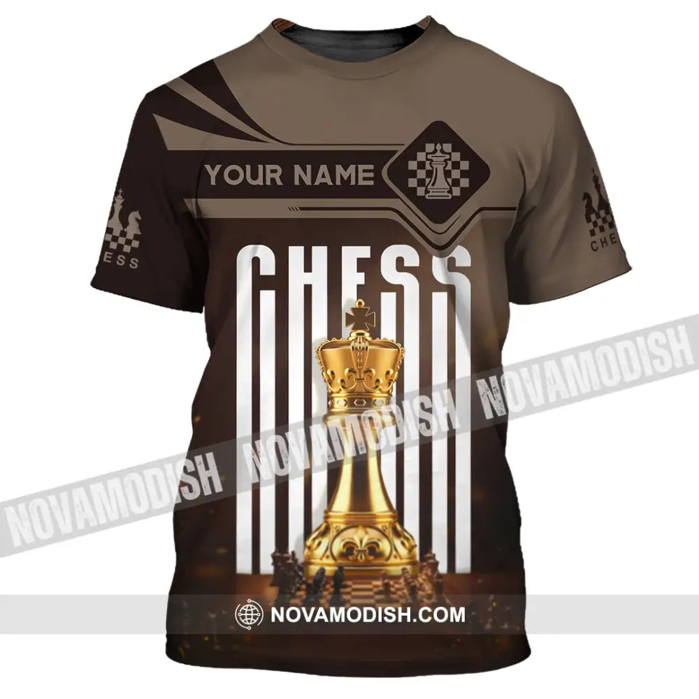 Unisex Shirt - Custom Chess Player 3D Shirt T-Shirt / S T-shirt