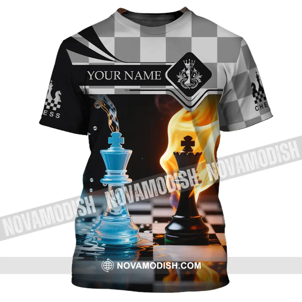 Unisex Shirt - Custom Chess Player 3D Shirt T-Shirt / S T-shirt