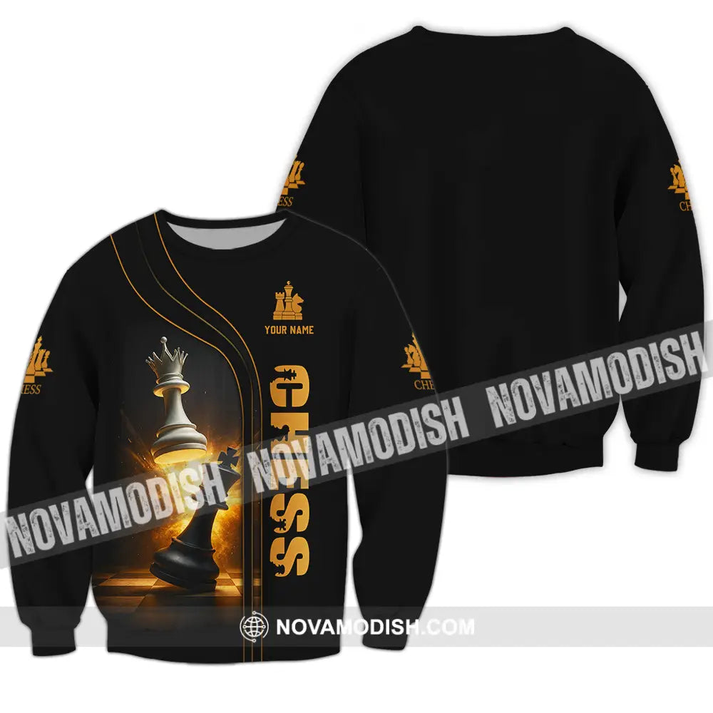 Unisex Shirt - Custom Chess Player Shirt Long Sleeve / S T-shirt